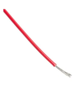 Câble Fil Unipolaire UL Style 1213 AWG 26 Teflon PTFE 600V Rouge - Foto 1 di 1