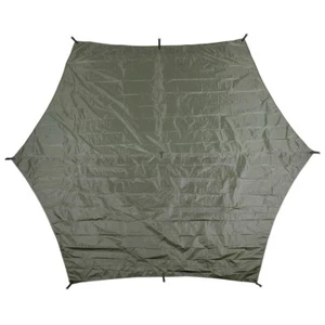 Lona Hexagonal OD Verde 340x310cm Impermeable Militar Excedente Equipo Exterior - Imagen 1 de 3
