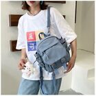 Solid Color Mini Backpack Multi-pocket Small Bagpack Shoulder Bag  Teenage