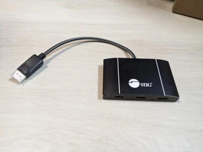 Tested SIIG 8K 1x3 DisplayPort 1.4 to HDMI MST Hub Splitter CE-DP0Q11-S1 - Image 1 of 4