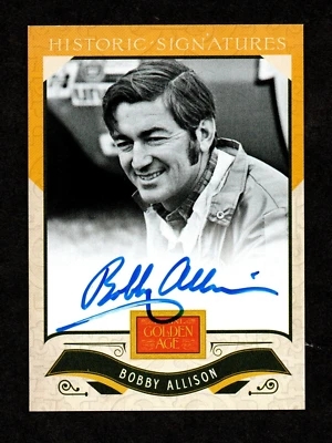 2012 Golden Age Historic Signature BOBBY ALLISON Autograph NASCAR HOF  - Image 1 of 2