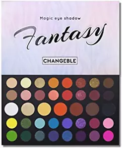 40 Colors High Pigmented Shimmer Matte Eyeshadow Makeup Palette Full Spectrum Ar - Picture 1 of 12