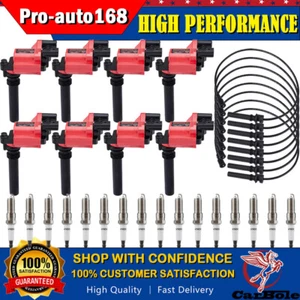 8Pack Ignition Coils UF378 Spark Plugs & Wires For Dodge Ram 1500 2500 3500 5.7L - Picture 1 of 15