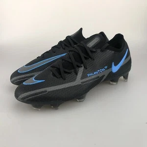 Nike Men's Phantom Gt2 Elite FG Size 7 US Black Blue ACC Soccer Futbol Cleats - Picture 1 of 7