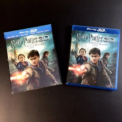 Harry Potter And The Deathly Hallows Part 2 Blu-ray 3D DVD 2011 - Image 1 of 4