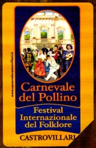 G 1877 379 C&C 3888 SCHEDA TELEFONICA USATA CARNEVALE DEL POLLINO - Picture 1 of 2