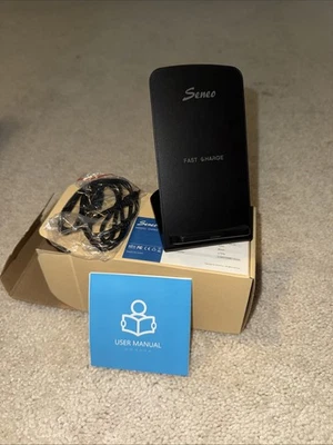 Nuevo Soporte Cargador Inalámbrico Rápido Seneo SNPA014AB, 10w Foto 1 de 3