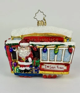 Radko What a Jolly San Fran Francisco Trolley 1020539 Christmas Ornament - Picture 1 of 6