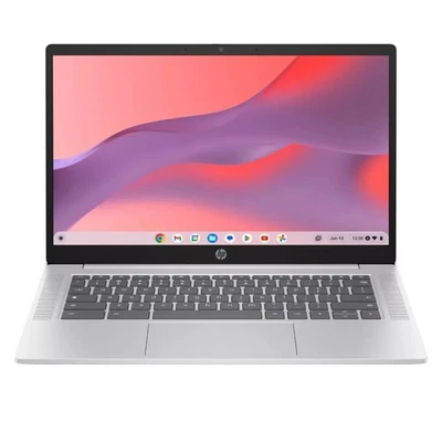HP Chromebook 14a-nf0002tg 14" Intel N100 0.7 GHz 4GB RAM 64GB eMMC ChromeOS, SL - Image 1 of 4