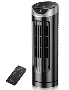 13" Electronic Tower Fan with Remote Control, 3 Speed & 3 Modes, 90° Oscillat... - Picture 1 of 7