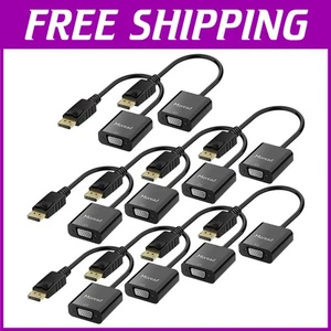 DisplayPort to VGA Adapter for Computer, Monitor (10 Pack) - Picture 1 of 10
