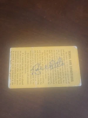 roy white signed new york yankees 1968 game ticket stub autographed mlb Ny 68  - Image 1 of 2