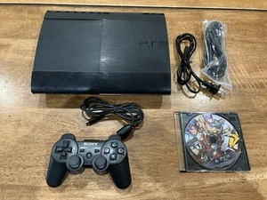 Sony PlayStation 3 PS3 Super Slim Console Bundle CECH-4001B 250GB - Picture 1 of 12