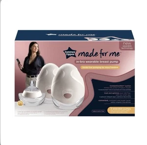 Tommee Tippee Breast Pump In Bra Wearable 2x Pack Hands Free Quick And Easy Pump - Picture 1 of 3