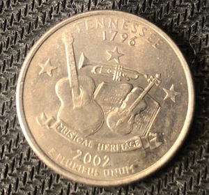 2002  Tennessee Quarter P Mint Mark ( Very Musical) - Picture 1 of 2