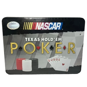 Board Game Nascar Poker Game Texas Hold'me Tin Box New Sealed 2015 - Picture 1 of 1