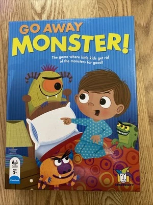 Go Away Monster! Gamewright Boardgame Preschool Kids Learn 100% COMPLETE - Image 1 of 4