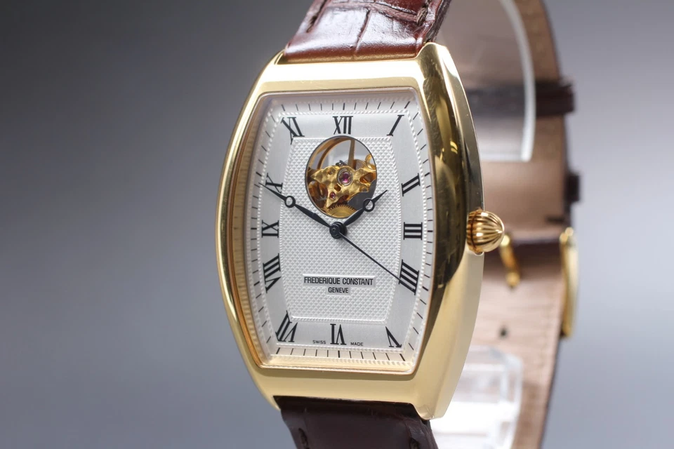 Frederique Constant Latido Automático Corazón FC303/310X4T5/6 Dorado Blanco Romano Para Hombre Foto 1 de 4