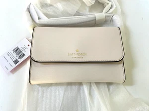¡NUEVO! Cartera Bandolera Kate Spade Brynn Pequeña Solapa Nueva con Etiquetas Pergamino - Imagen 1 de 7