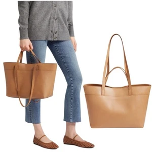 Bolso de Mano Madewell Medium Essentials Cuero East West Madera Tallada Tostado Mujer - Imagen 1 de 12