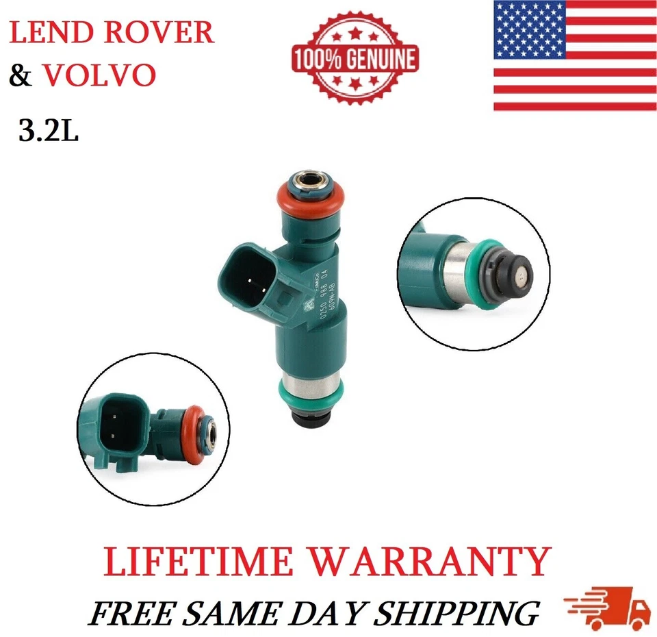 Новые оригинальные одиночные топливные форсунки для 2008-2012 LAND ROVER LR2 3,2 л #6G9N-AB - Изображение 1 из 1