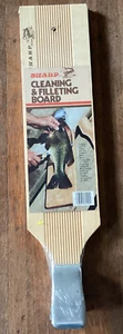 SHARP Fish Cleaning & Filleting Board Steel Power Jaw & V-Ribs 24” - Picture 1 of 3