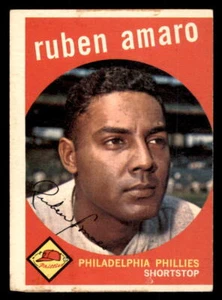 1959 Topps Baseball #178 Ruben Amaro VGEX (Tape) (MC) - Picture 1 of 2