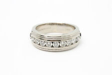 Vera Wang Love Collection 1ctw Diamond Sapphire Wedding Band Ring Retail $2500