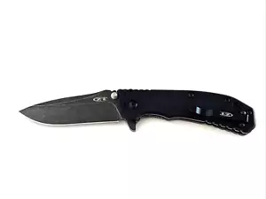 Zero Tolerance ZT 0566BW Hinderer Klappmesser ELMAX Black Washed G-10 USA - Bild 1 von 15