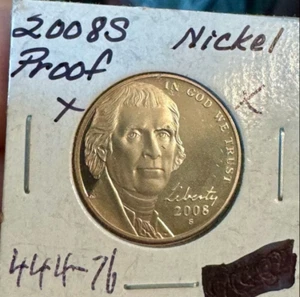 USA 5 Cent 2008-S Jefferson Nickel Proof - Picture 1 of 3