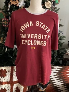 Soft Under Armour Iowa State Cyclones T Shirt Womens Size Large - Picture 1 of 3