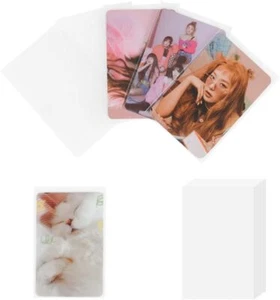 100 Packs Photocard Sleeves, 200Microns Kpop (Unsealable) - Picture 1 of 6