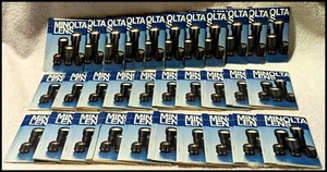 Collectable Minolta branded 80's-era lens cleaning tissue packets. 14 4x5 sheets - Picture 1 of 9