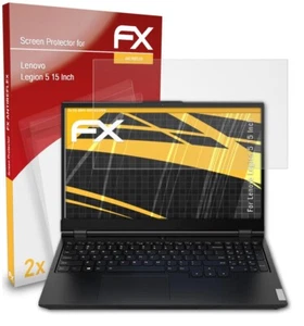 atFoliX 2x Screen Protector voor Lenovo Legion 5 15 Inch mat&schokbestendig - Afbeelding 1 van 9