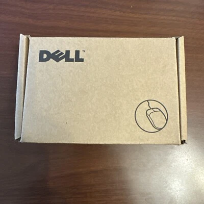 Dell Black USB Mouse w/Scroll-Wheel 0Rgr5x Boxed New - Image 1 of 3