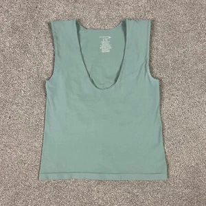 Free People Intimately Second Skin Cami Top Size Medium Green Sleeveless - Picture 1 of 6