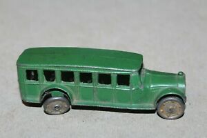  NICE VINTAGE GREEN 1926 TOOTSIETOY #4651 DIECAST FAGEOL SAFETY COACH  BUS #1