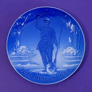 Plato de Navidad Bing & Grondahl B.G Danish China Works 1949 723 - Imagen 1 de 2