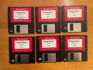 Finest Hour Version 5.0 Primavera System Scheduling Software 3.5" Hard Disk - Bild 1 von 2