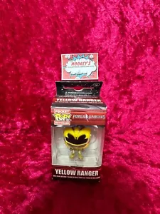 Power Rangers Pocket Pop! Pop Keychain Yellow Ranger Keyring - Foto 1 di 6