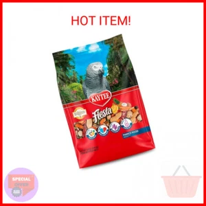 Kaytee Fiesta Parrot Food, Nutritious and Fun Blend, Supports Skin, Feather, Dig - Picture 1 of 2