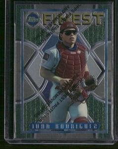 1995 Topps Finest Iván Rodríguez #109 Texas Rangers - Imagen 1 de 6
