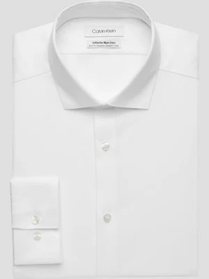 NEW $65 Calvin Klein Slim Fit Non-Iron Dress Shirt w/ Stretch 36/37 length TALL - Image 1 of 3