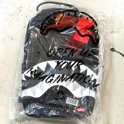 *NEW* SPRAYGROUND Deep Space Drip BACKPACK DLXV BLACK (B8261) 👍 - Image 1 of 4