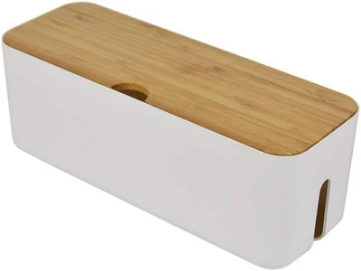 Kabelmanagement Box Kabel-Organisationsbox Verstecken Und Verbergen Sie Steckdos - Bild 1 von 4