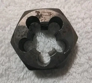 7603 HANSON 1/4"×18TPI 1" HEX PIPE DIE USA 🇺🇸 - Picture 1 of 2