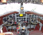 DOUGLAS DC-3 AIRPLANE COCKPIT 8X10 PHOTO AVIATION AERONAUTICS PLANE INSTRUMENTS