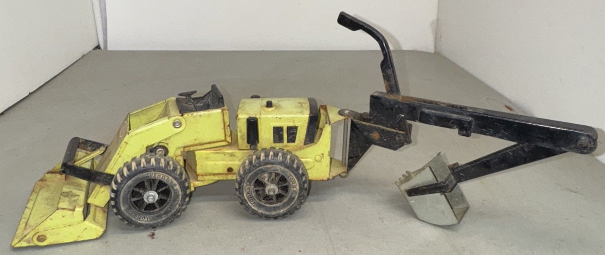 Tonka Backhoe In Vintage Manufacture Diecast Construction Tonka Backhoe In Vintage Manufacture Diecast Construction
