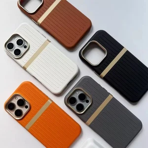 Magnetic Case For iPhone 17 Air 16 15 14 13 Pro Max Leather Hard Slim Back Cover - Picture 1 of 13