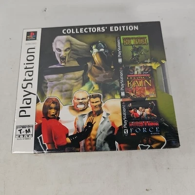 Eidos Collectors' Edition Soul Reaver,  Legacy of Kain &Fighting Force PS1 SEAL - Image 1 of 4